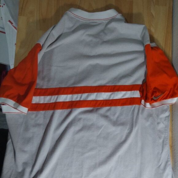 Vintage 90s Nike Challenge Court Tennis Striped Polo Shirt - Picture 5 of 8